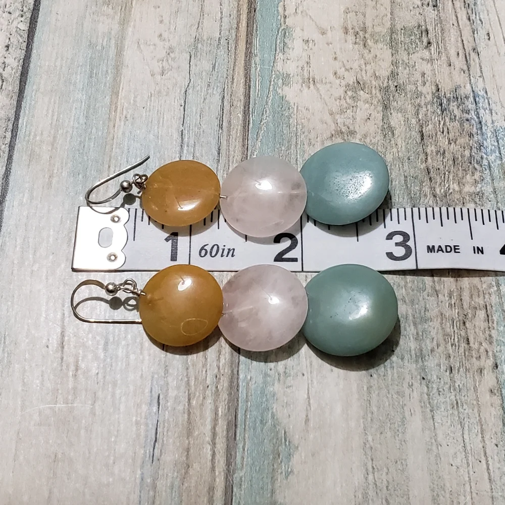 Multistones Set Bracelet and Earrings! - Picture 7 of 8